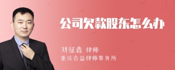 公司欠款股东怎么办