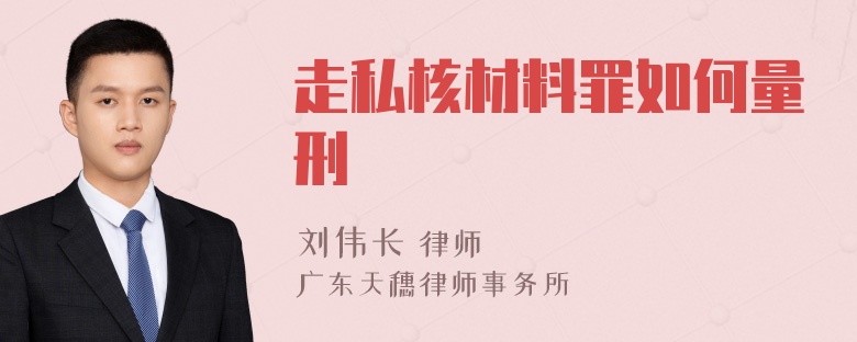 走私核材料罪如何量刑