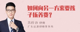 如何向另一方索要孩子抚养费？