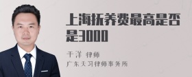 上海抚养费最高是否是3000