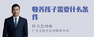 收养孩子需要什么条件