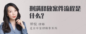 刑满释放案件流程是什么?