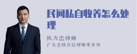 民间私自收养怎么处理