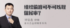 组织偷渡可不可以取保候审？