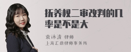 抚养权二审改判的几率是不是大