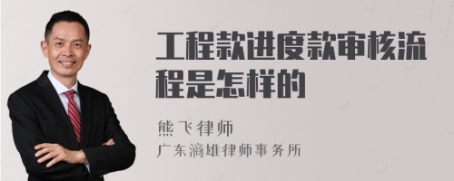 工程款进度款审核流程是怎样的