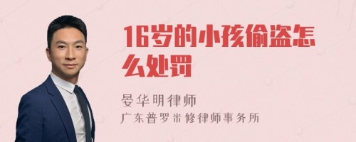 16岁的小孩偷盗怎么处罚