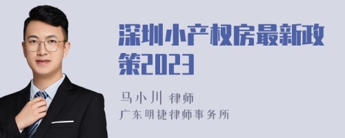 深圳小产权房最新政策2023