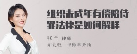 组织未成年有偿陪侍罪法律是如何解释