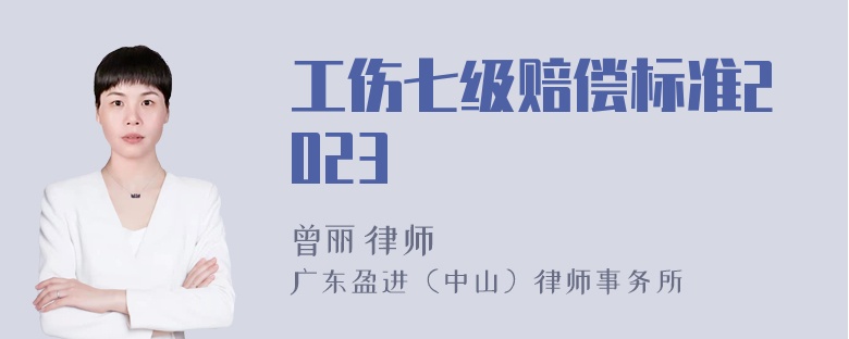 工伤七级赔偿标准2023