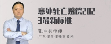 意外死亡赔偿2023最新标准