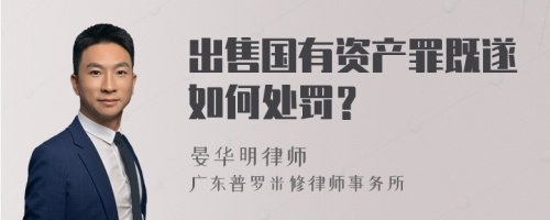 出售国有资产罪既遂如何处罚？