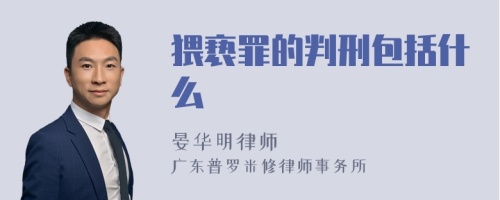 猥亵罪的判刑包括什么