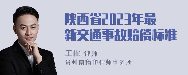 陕西省2023年最新交通事故赔偿标准