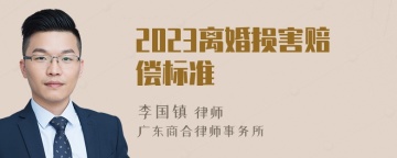 2023离婚损害赔偿标准