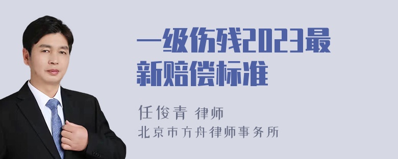 一级伤残2023最新赔偿标准