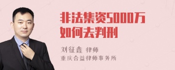 非法集资5000万如何去判刑