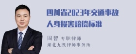 四川省2023年交通事故人身损害赔偿标准