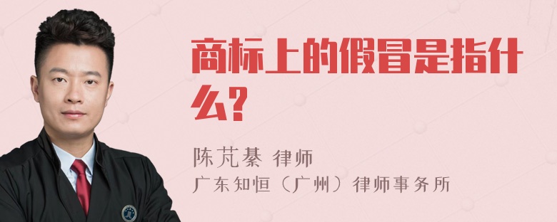 商标上的假冒是指什么?