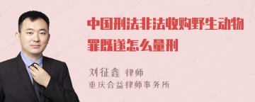 中国刑法非法收购野生动物罪既遂怎么量刑