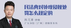 民法典对外观侵权处罚怎么规定的