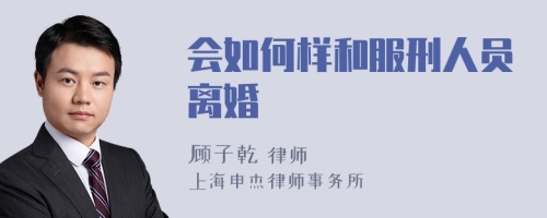 会如何样和服刑人员离婚