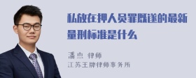 私放在押人员罪既遂的最新量刑标准是什么