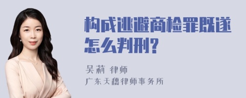 构成逃避商检罪既遂怎么判刑?