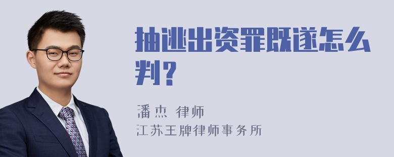 抽逃出资罪既遂怎么判？