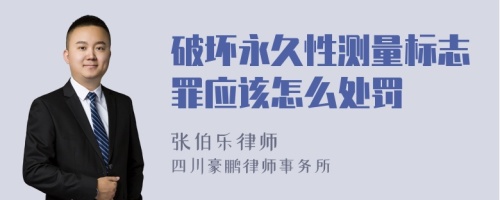 破坏永久性测量标志罪应该怎么处罚