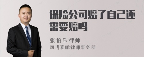 保险公司赔了自己还需要赔吗