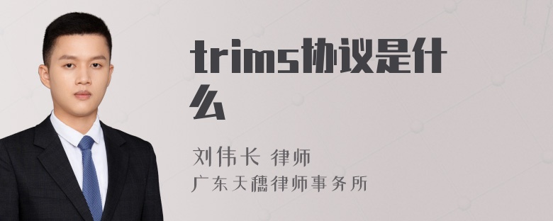 trims协议是什么