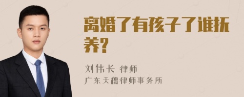 离婚了有孩子了谁抚养?