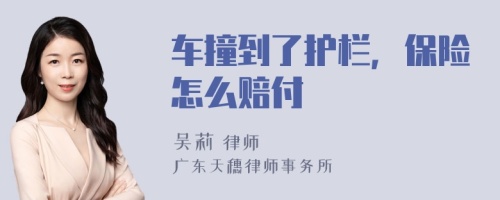 车撞到了护栏，保险怎么赔付