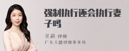 强制执行还会执行妻子吗