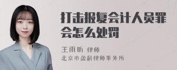 打击报复会计人员罪会怎么处罚