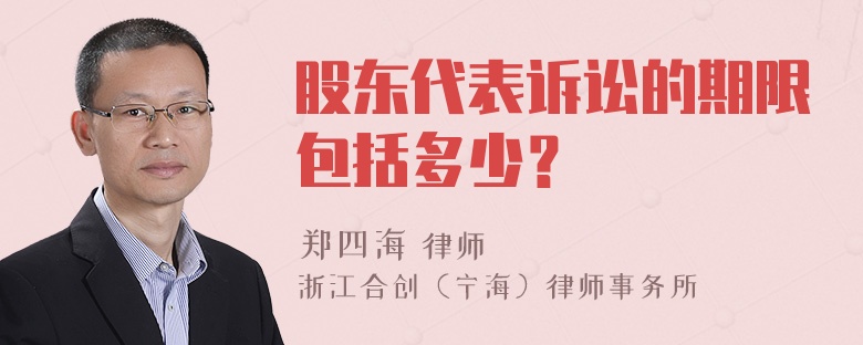 股东代表诉讼的期限包括多少？