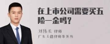 在上市公司需要买五险一金吗？