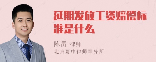 延期发放工资赔偿标准是什么