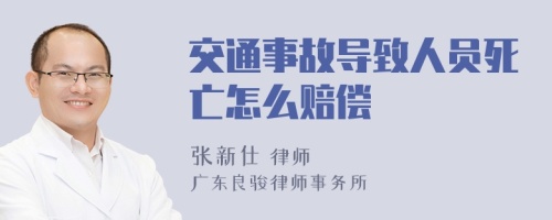 交通事故导致人员死亡怎么赔偿