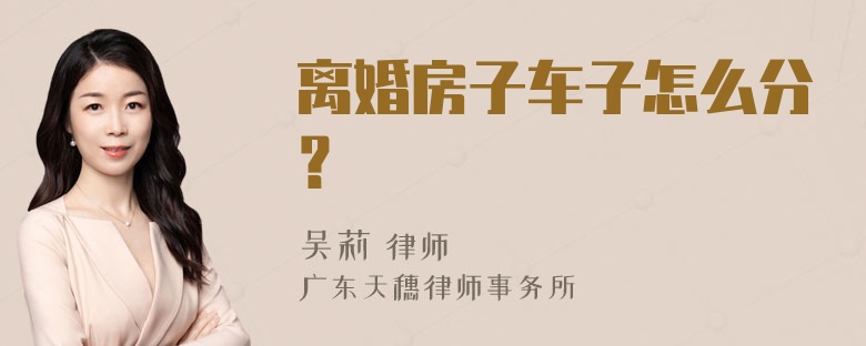 离婚房子车子怎么分？