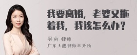 我要离婚，老婆又拖着我，我该怎么办？