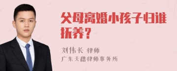 父母离婚小孩子归谁抚养？