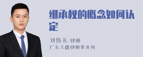 继承权的概念如何认定