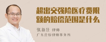 超出交强险医疗费限额的赔偿范围是什么