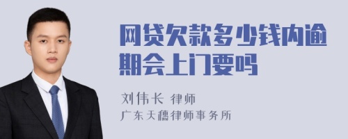 网贷欠款多少钱内逾期会上门要吗