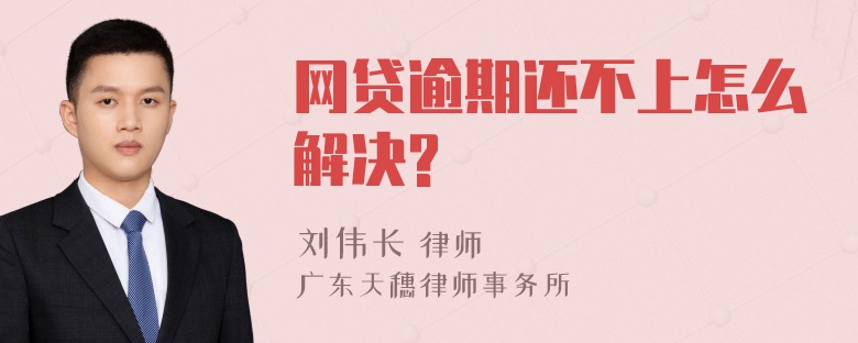 网贷逾期还不上怎么解决?