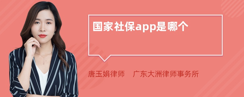 国家社保app是哪个