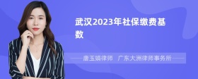 武汉2023年社保缴费基数