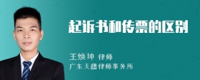起诉书和传票的区别